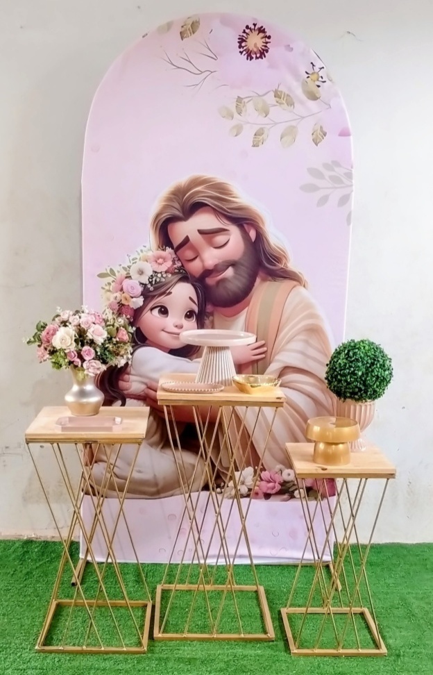 Amigo Jesus - Ágata pegue monte e decore 
