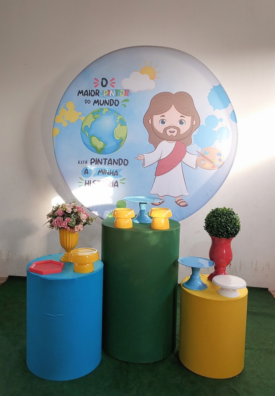 O Maior Pintor Do Mundo | Jesus - Ágata pegue monte e decore 