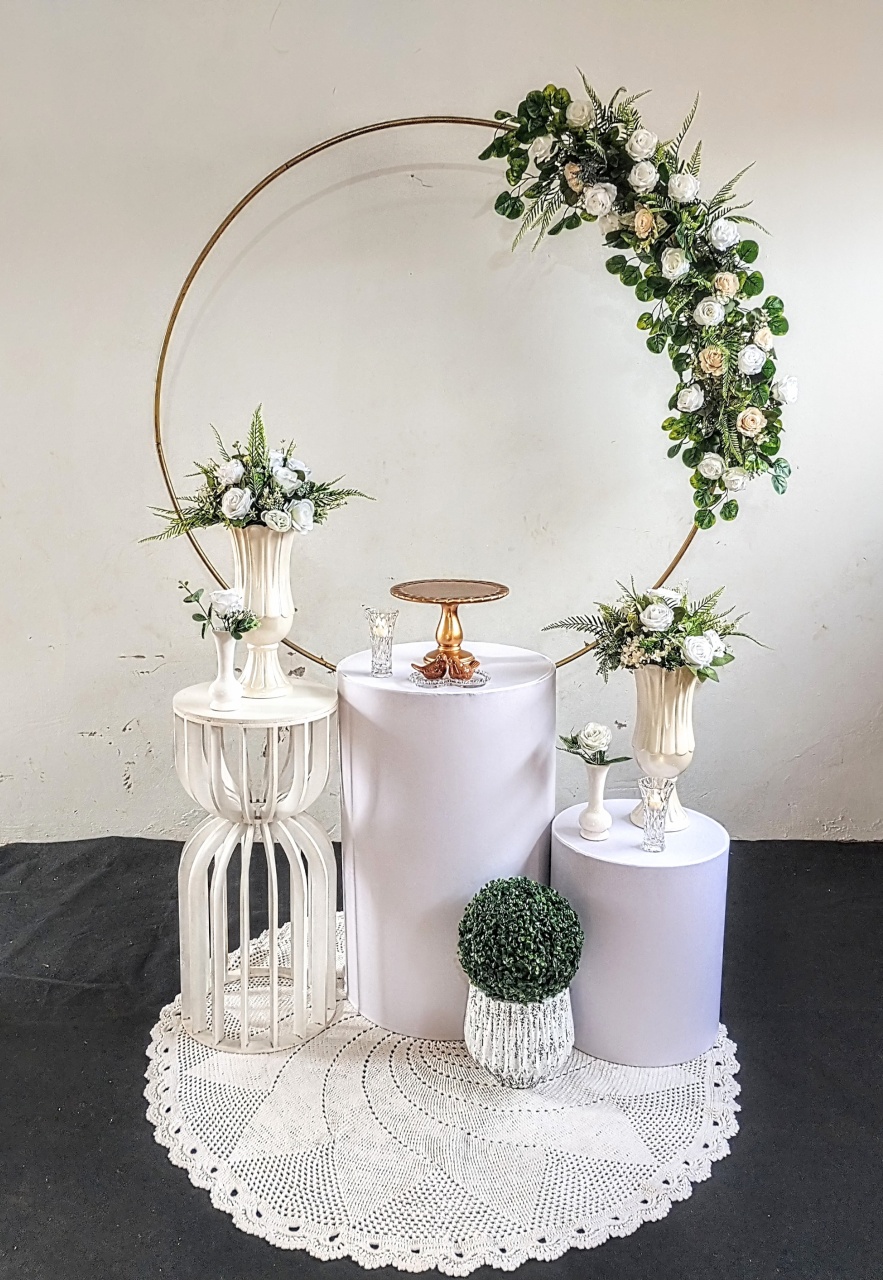 Arranjo Floral Branco - Ágata pegue monte e decore 