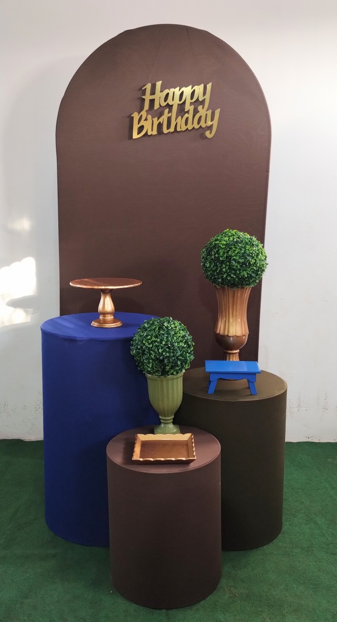 Marron C/ Azul - Ágata pegue monte e decore 