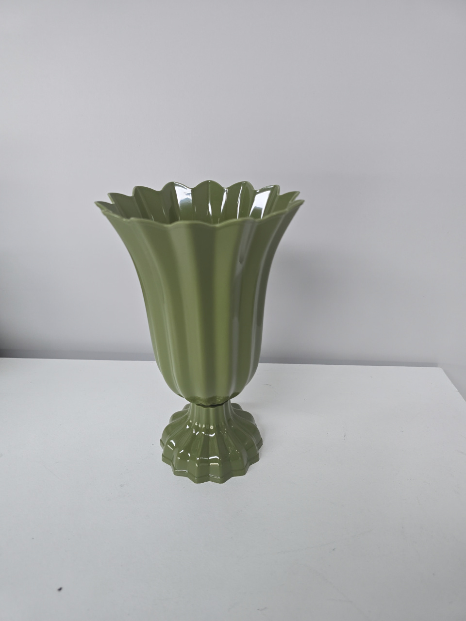 Vaso Verde Pistache - Flor de Minas Artes Artesanais ltda