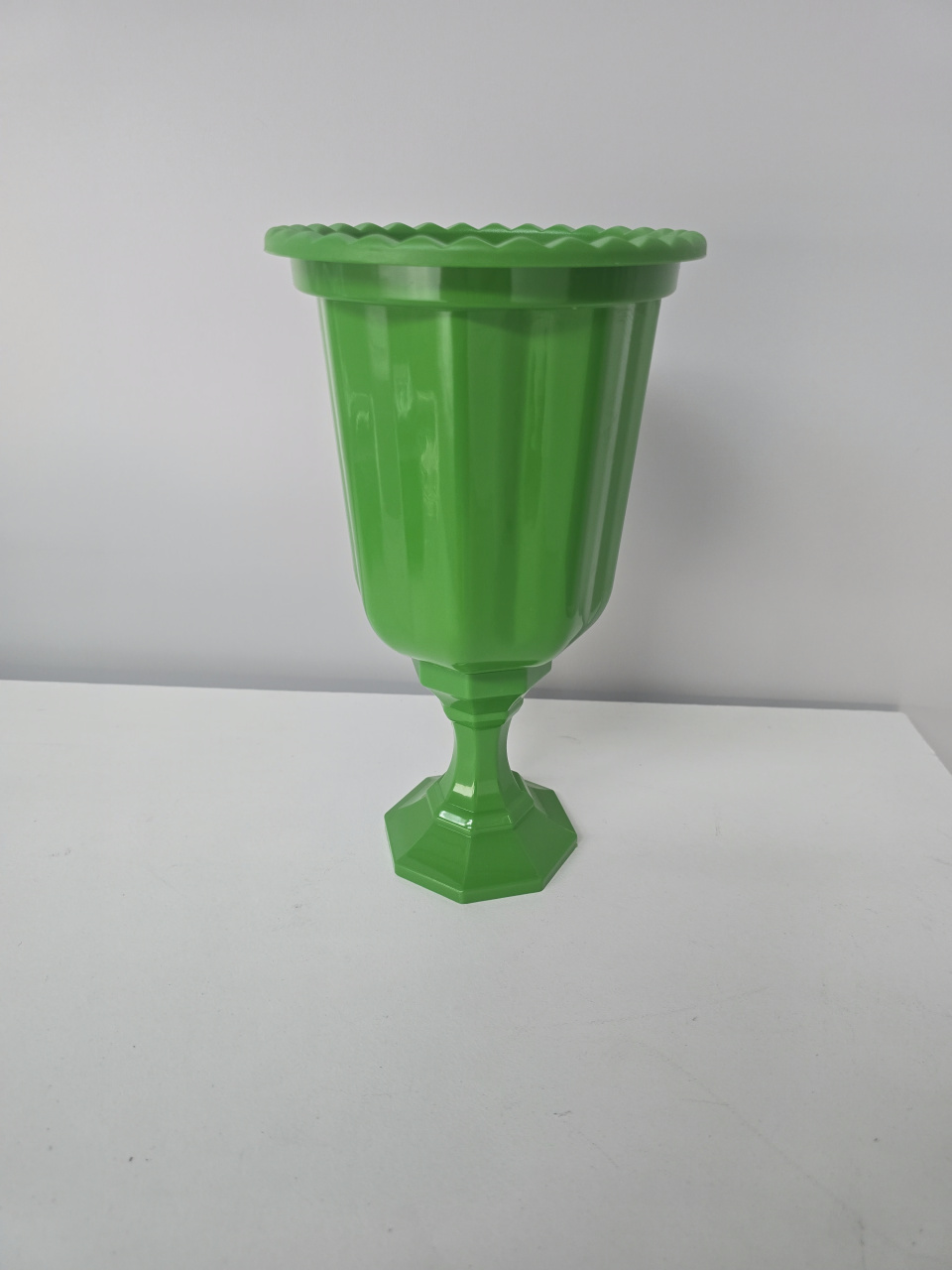 Vaso G Verde Bandeira Claro - Flor de Minas Artes Artesanais ltda
