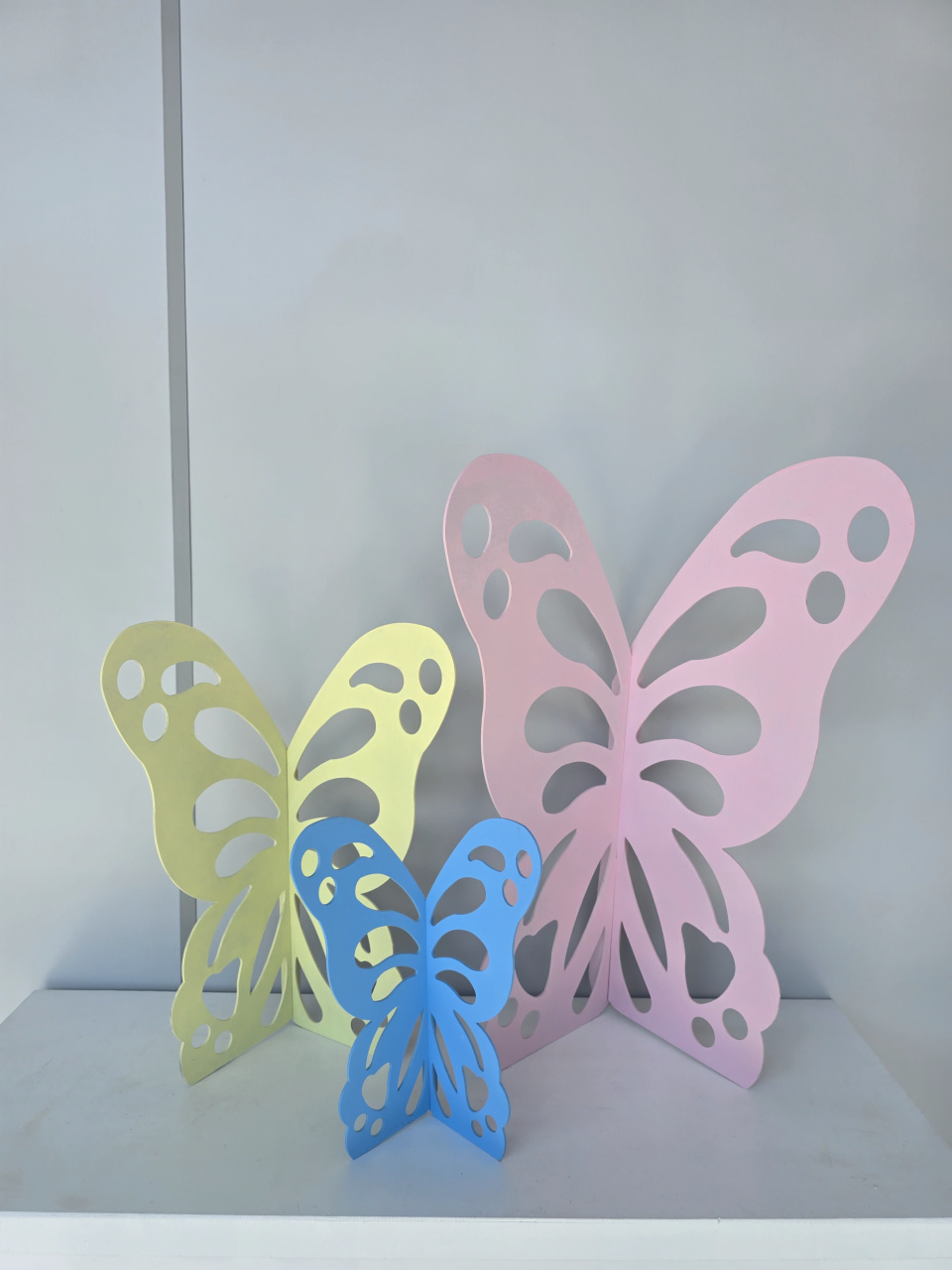 Trio de Borboletas - Flor de Minas Artes Artesanais ltda