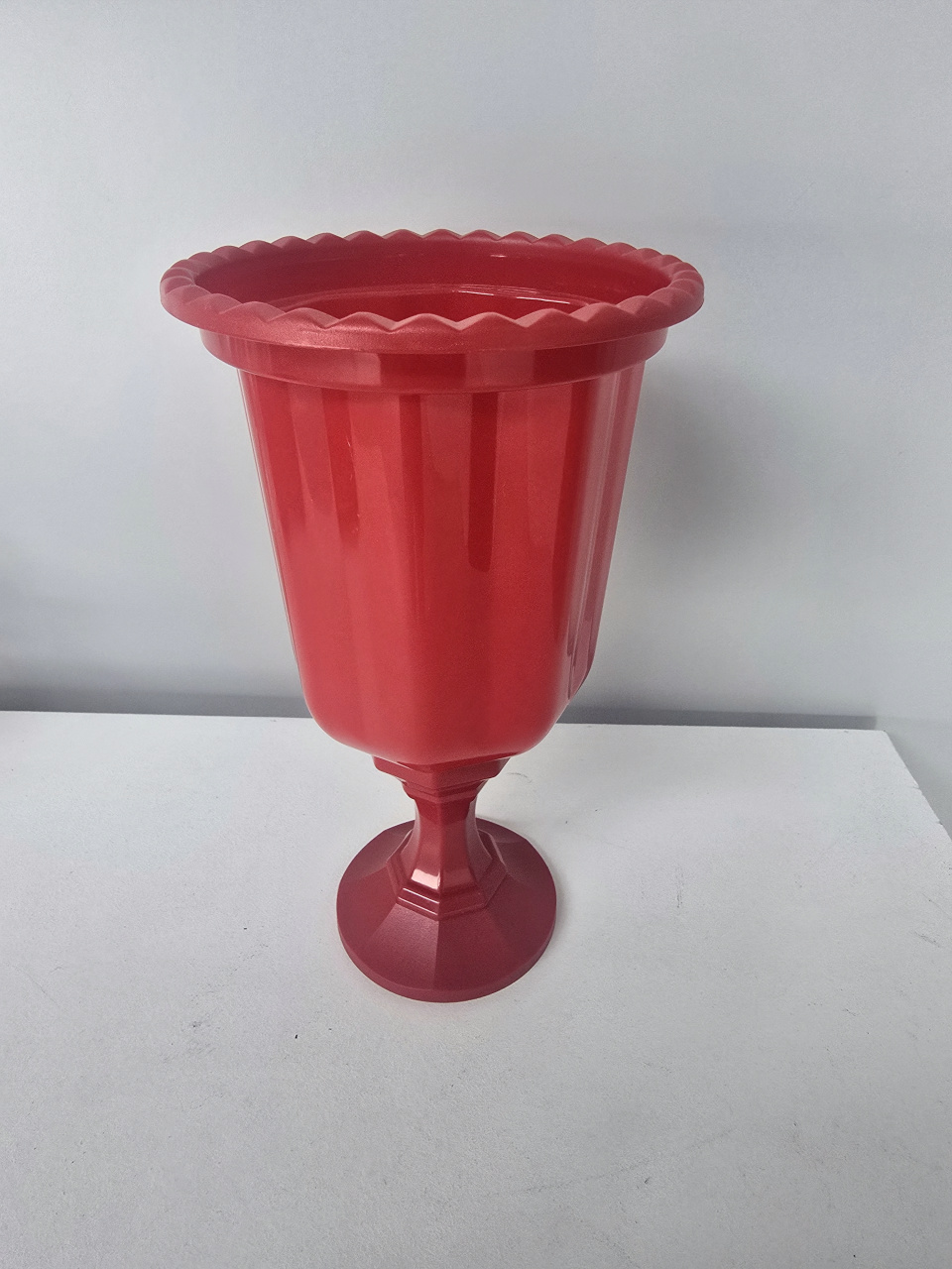 Vaso Vermelho G - Flor de Minas Artes Artesanais ltda