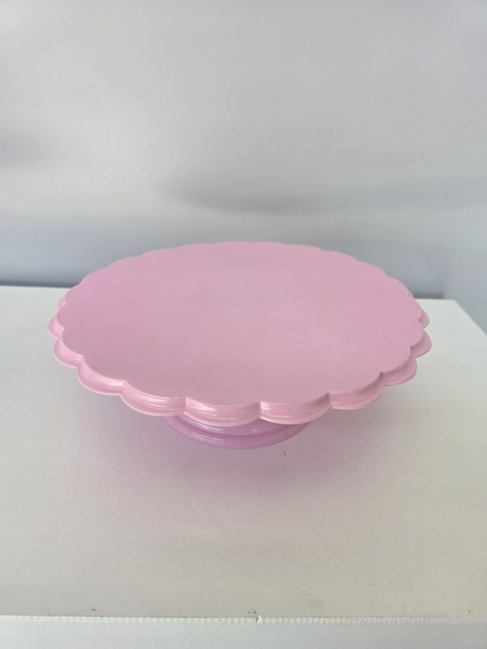 Boleira 22 Cm Rosa Bebê - Flor de Minas Artes Artesanais ltda