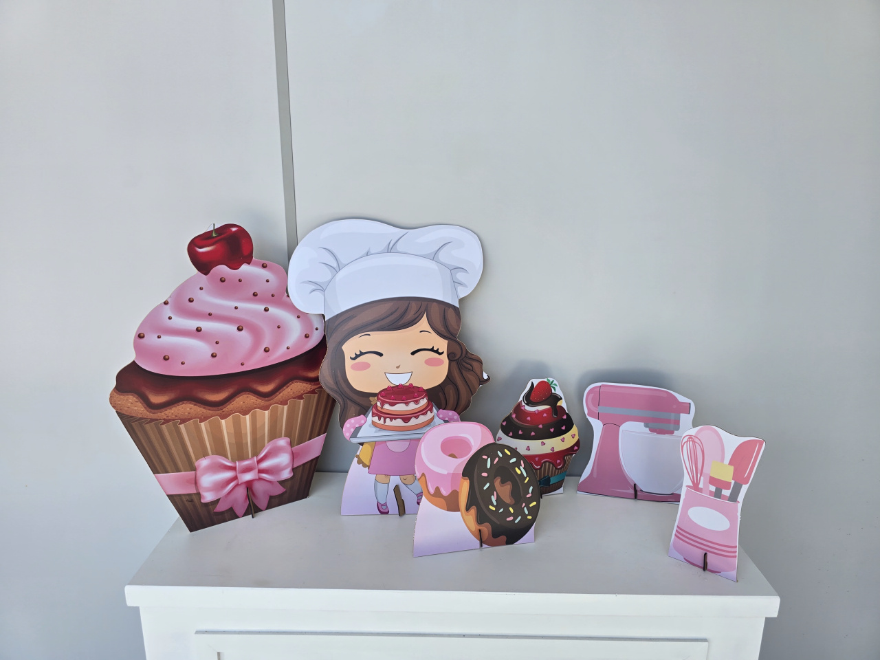Display Confeitaria 6 Itens - Flor de Minas Artes Artesanais ltda
