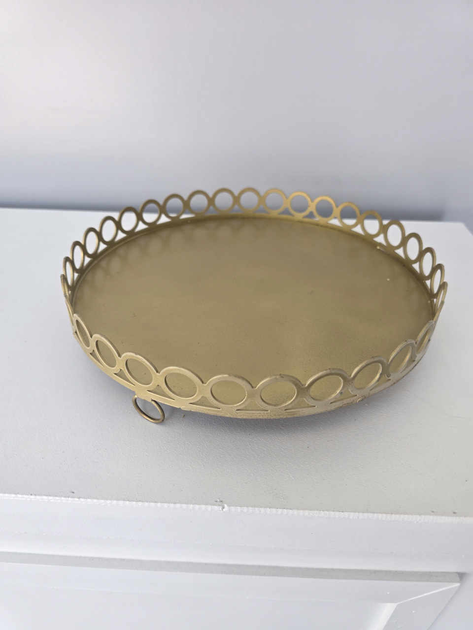 Doceira Dourada, Redonda Argolas 25 Cm - Flor de Minas Artes Artesanais ltda