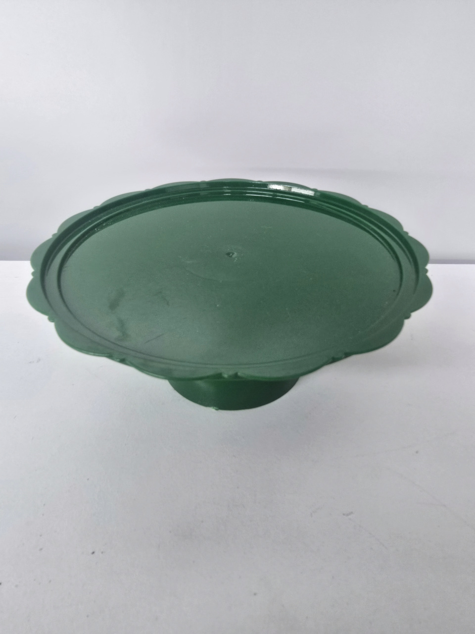 Boleira/ Doceira 20 Cm Verde Bandeira - Flor de Minas Artes Artesanais ltda