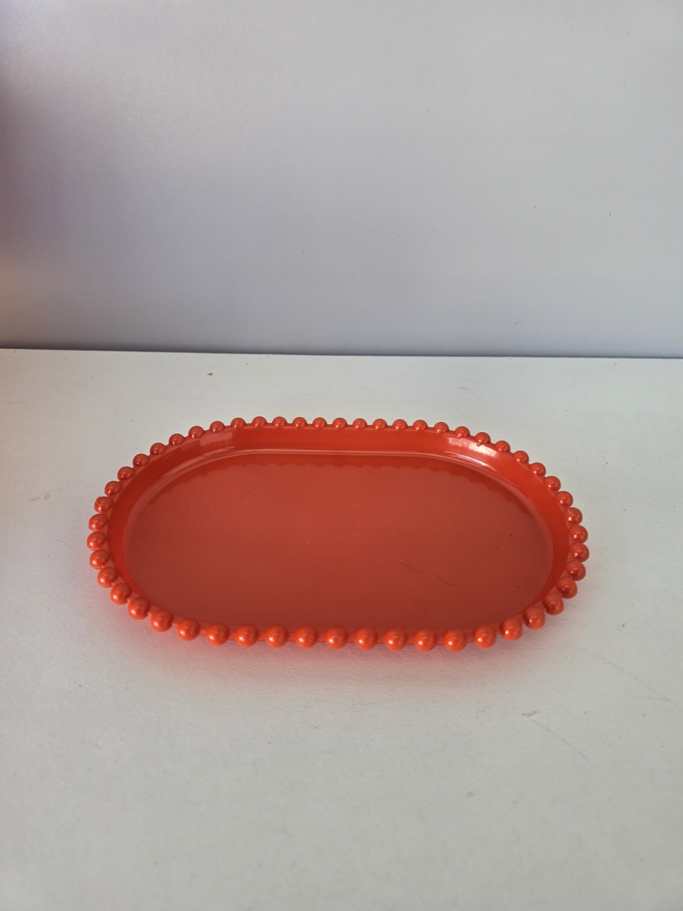 Doceira Oval Laranja - Flor de Minas Artes Artesanais ltda
