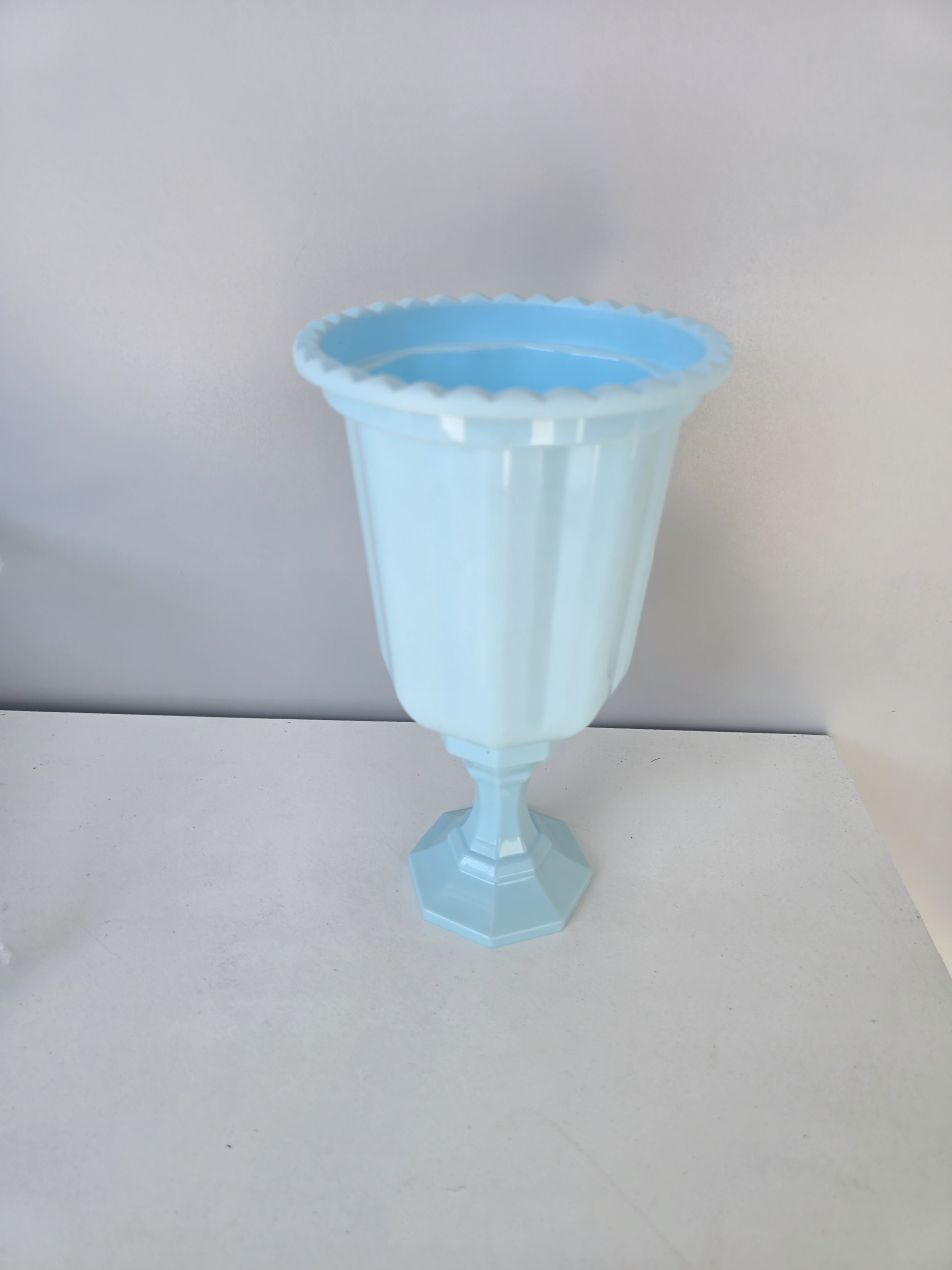 Vaso Azul Bebê - Flor de Minas Artes Artesanais ltda