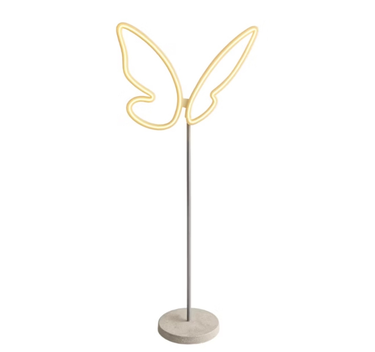￼Pedestal Borboleta de Led Com Suporte - Festejar Bandeirantes 