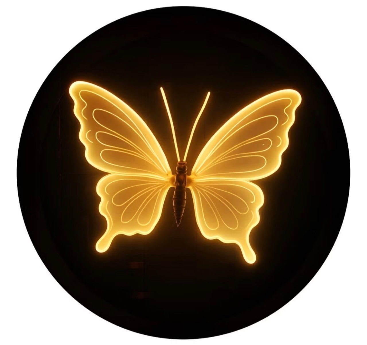 Borboleta de Led Branco Quente 40Cm Com Movimento - Festejar Bandeirantes 
