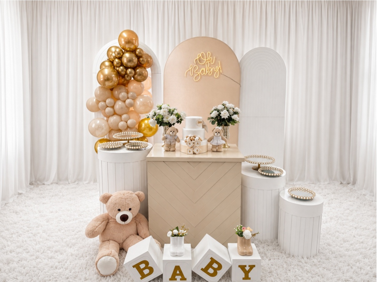 Ursinhos Baby Clean 🤍 - DecoraCare