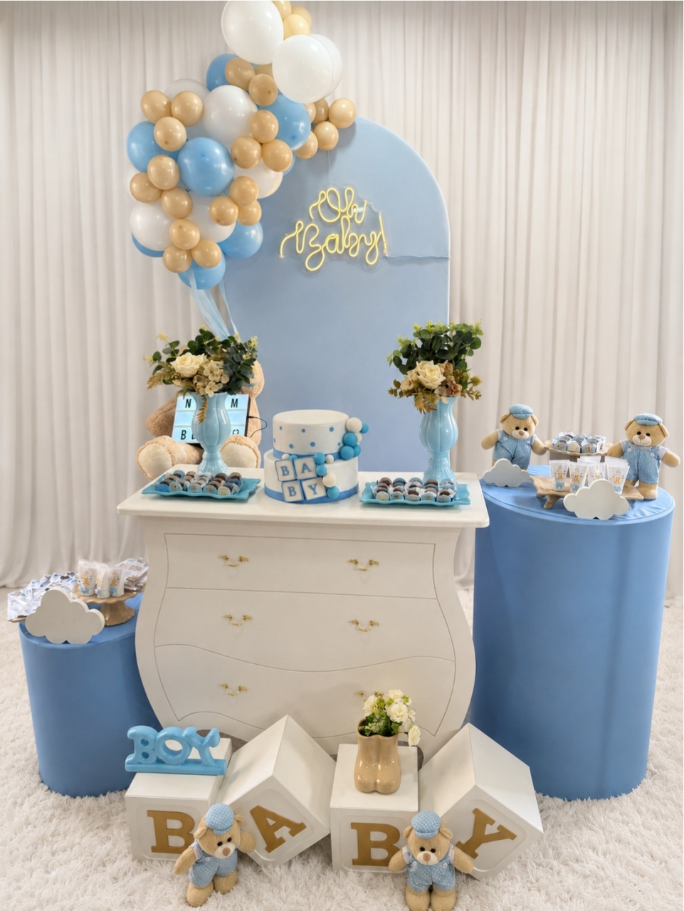 Ursinhos Baby Azul - DecoraCare