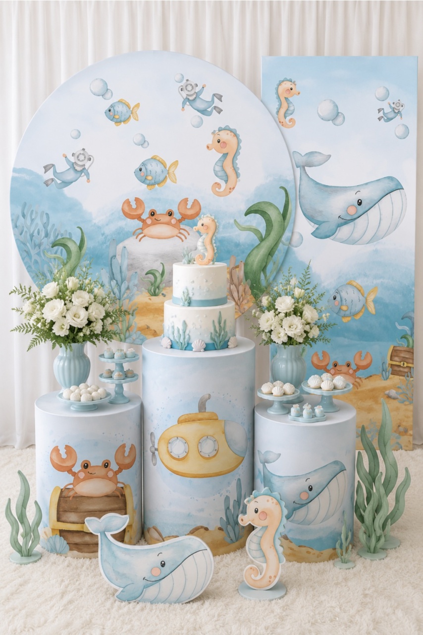 Fundo Do Mar 🐚✨ - DecoraCare