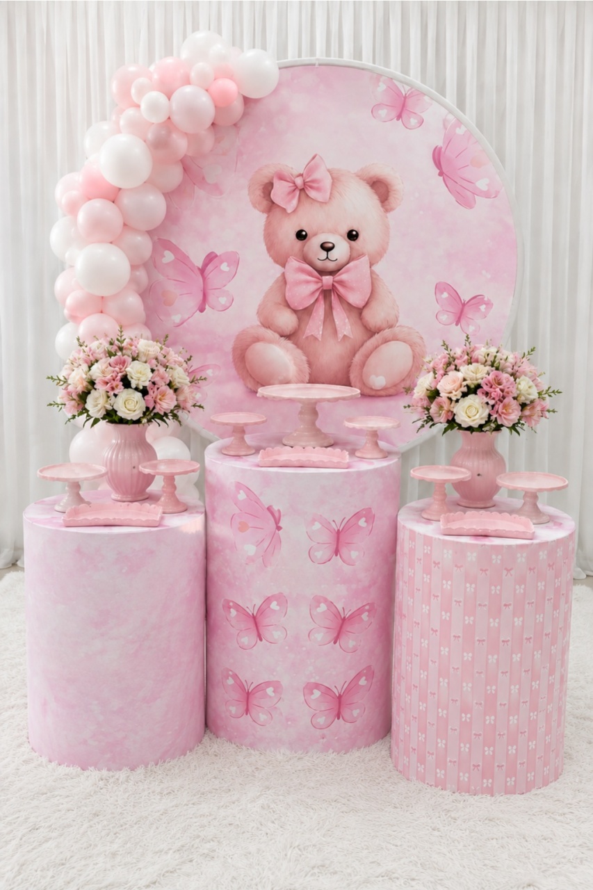 Ursinha Com Borboletas 🦋 - DecoraCare