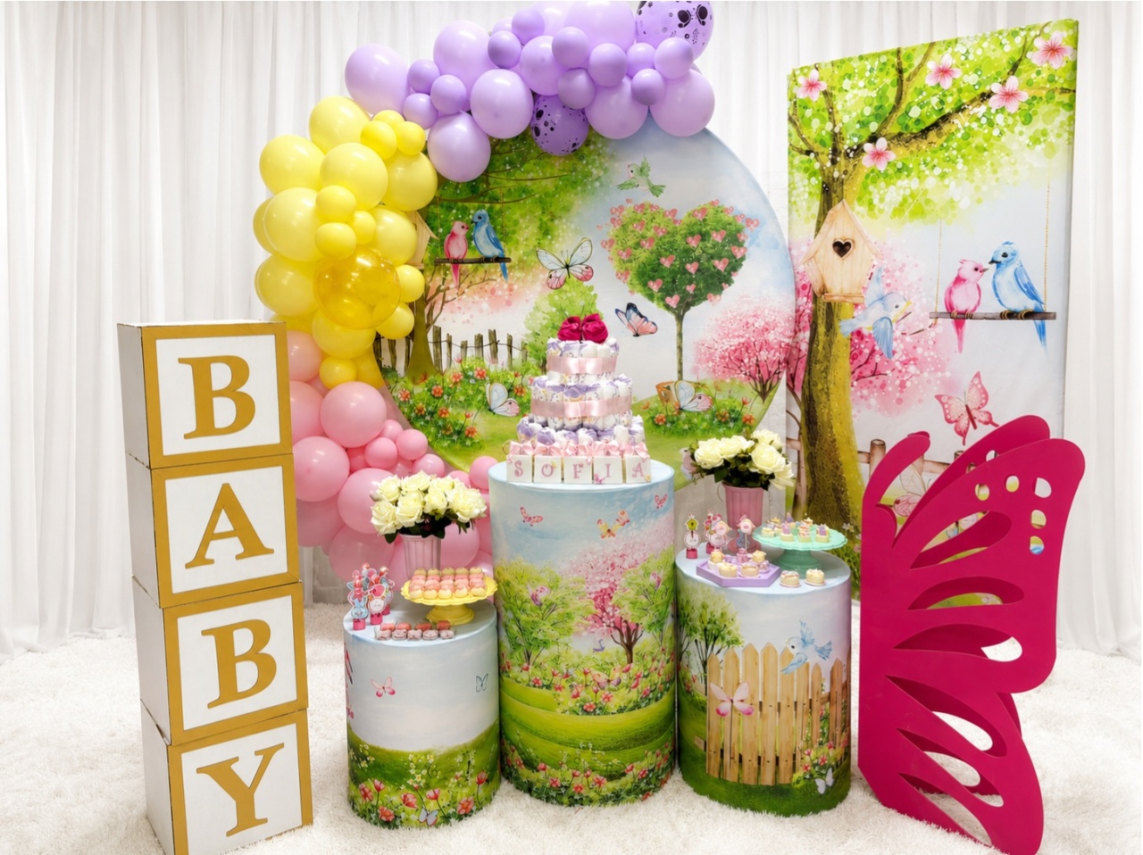 Jardim Encantado 🦋🐦 - DecoraCare