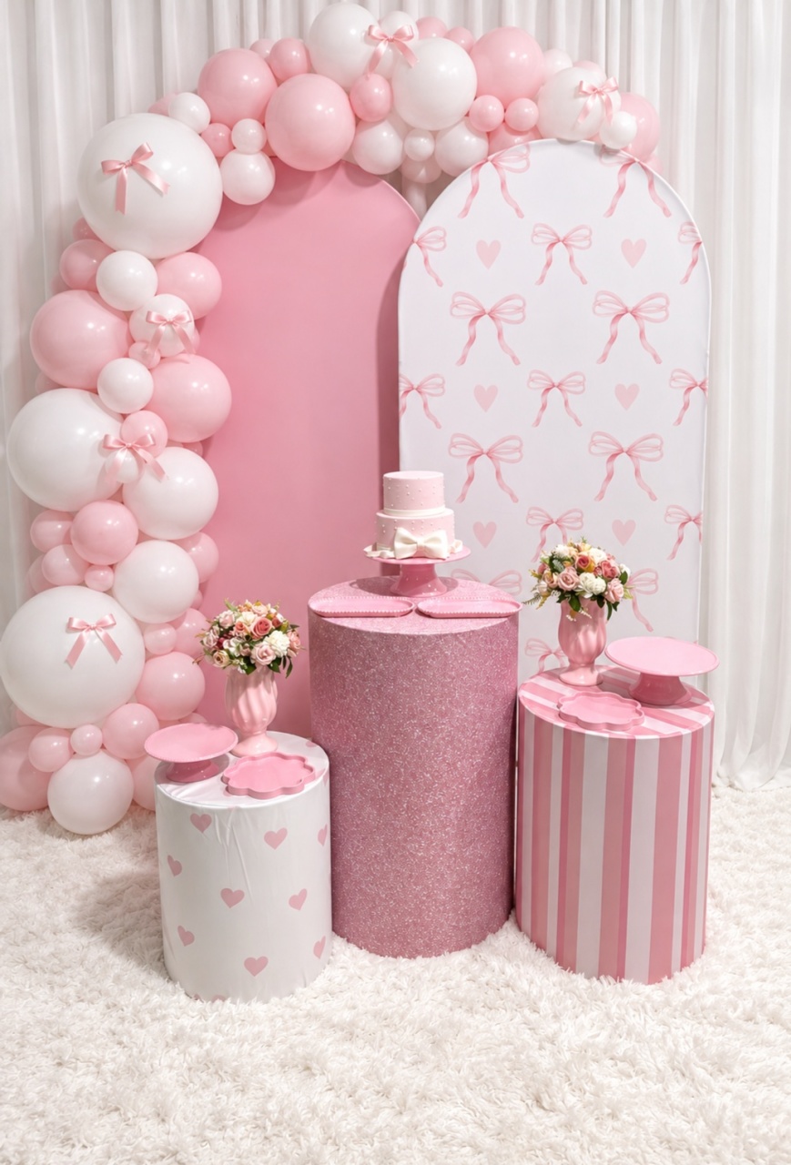 Laços Rosa 🤍 - DecoraCare