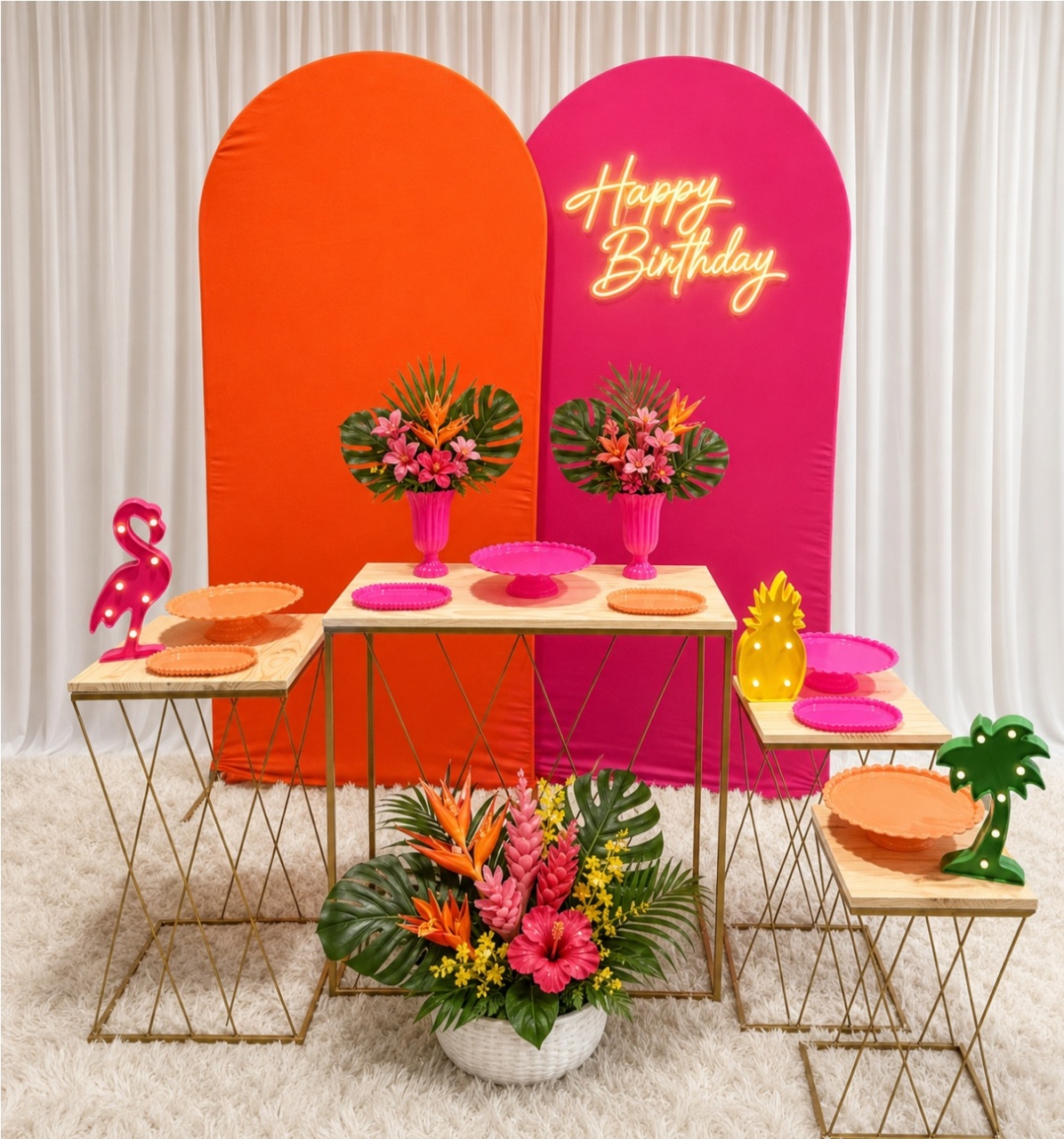 Festa Tropical 🌴🦩 - DecoraCare