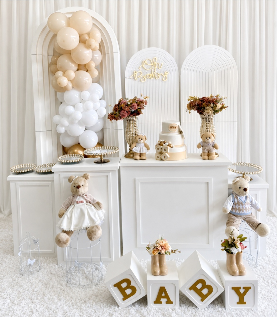 Ursinhos Baby Elegance ✨ - DecoraCare