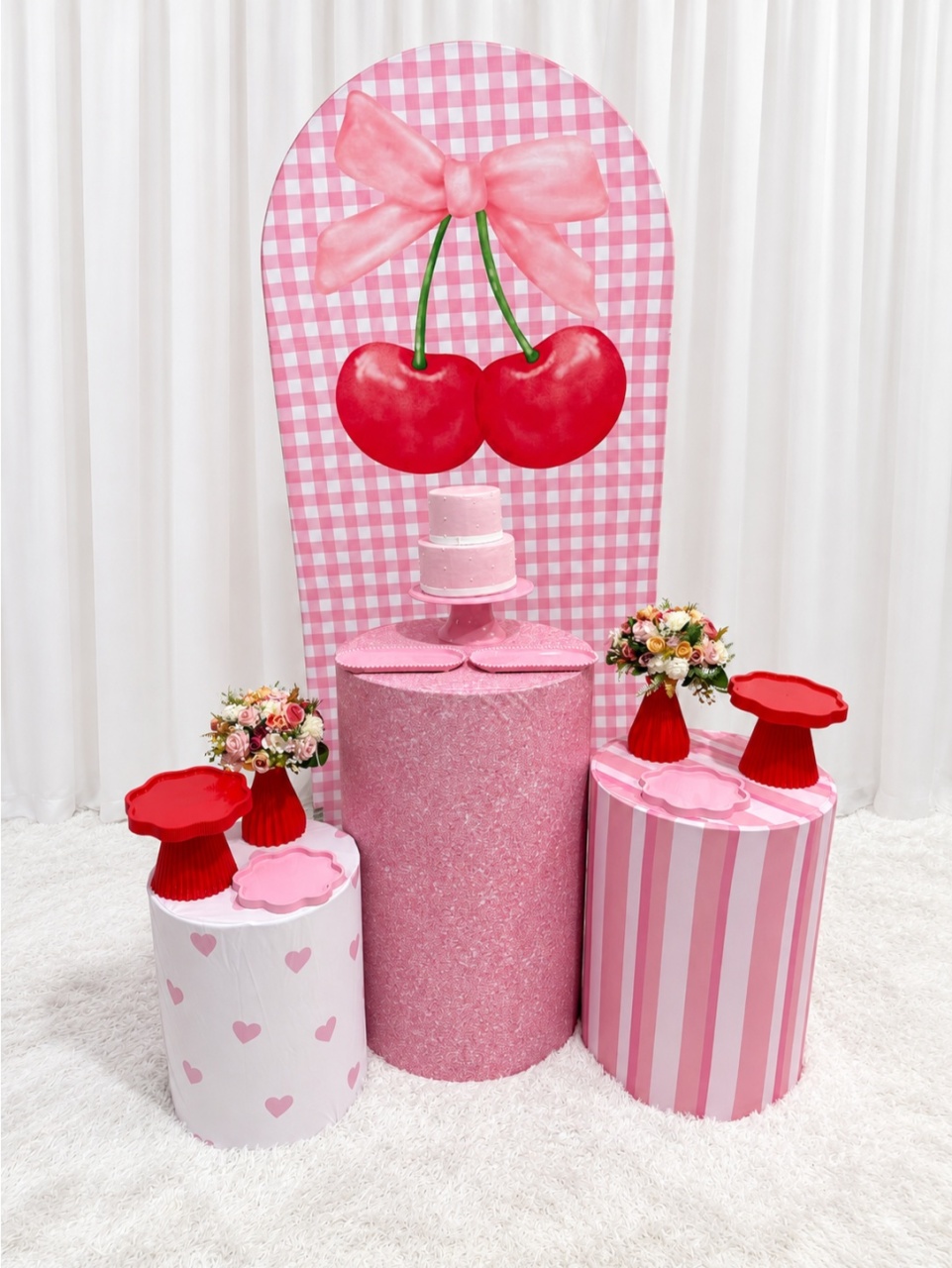 Cerejas Rosa 🎀 - DecoraCare