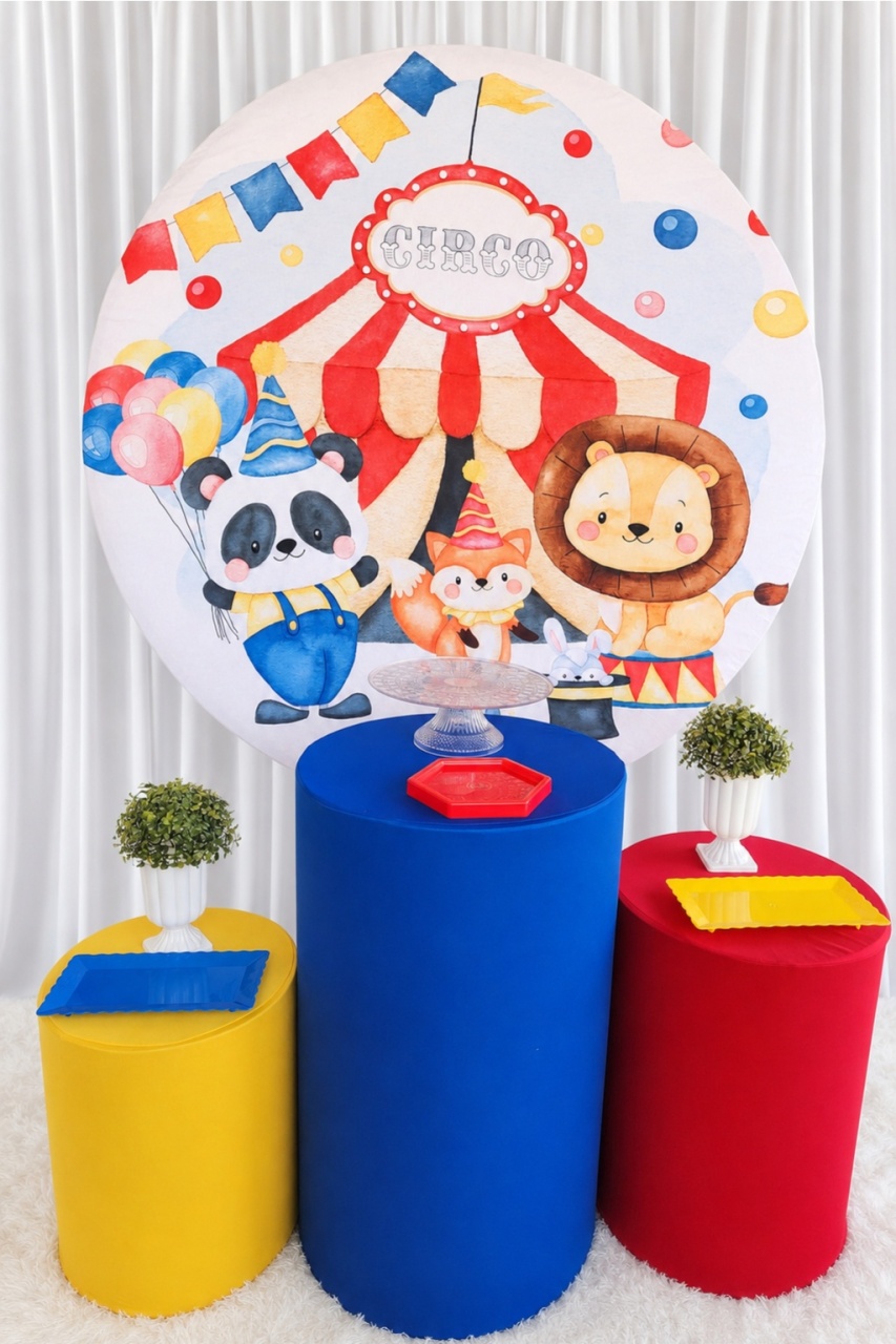 Circo Animais 🦁🐼✨ - DecoraCare