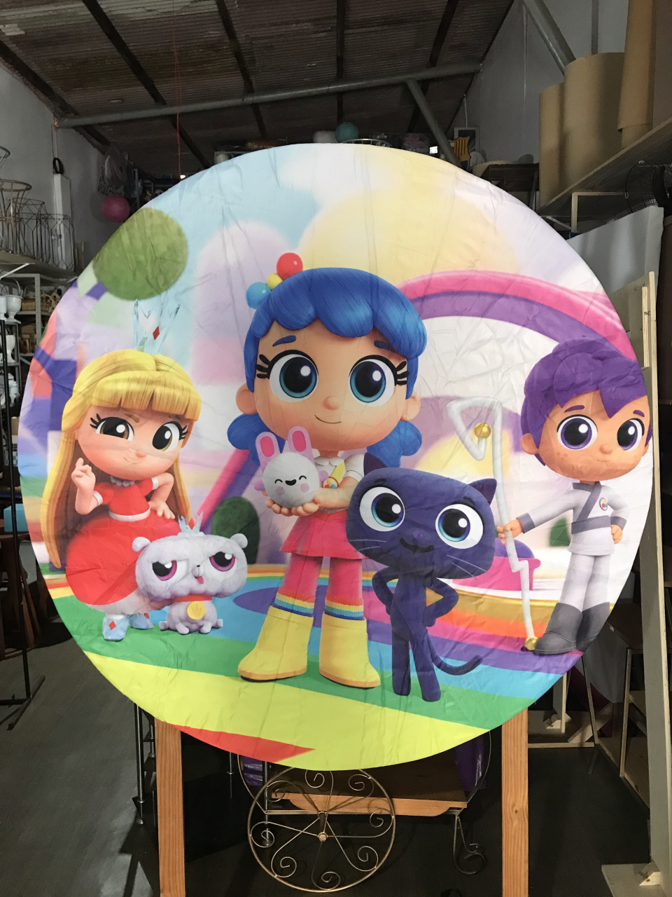 Painel Redondo Vera E O Reino - Alegraty decorações 
