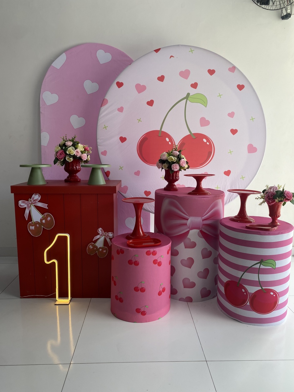 Kit Exclusivo- Cereja - Alegraty decorações 