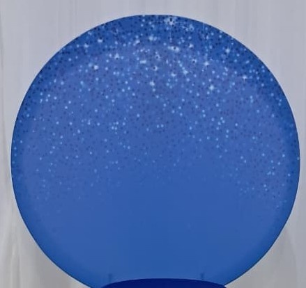 Capa Azul Gliter - Encanta Festas 