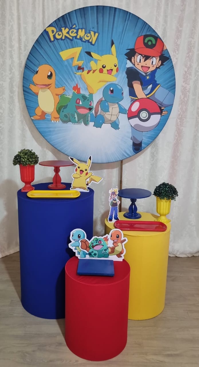 Pokémon - Trio Cilindro - Crie e Personalize Pegue e Monte