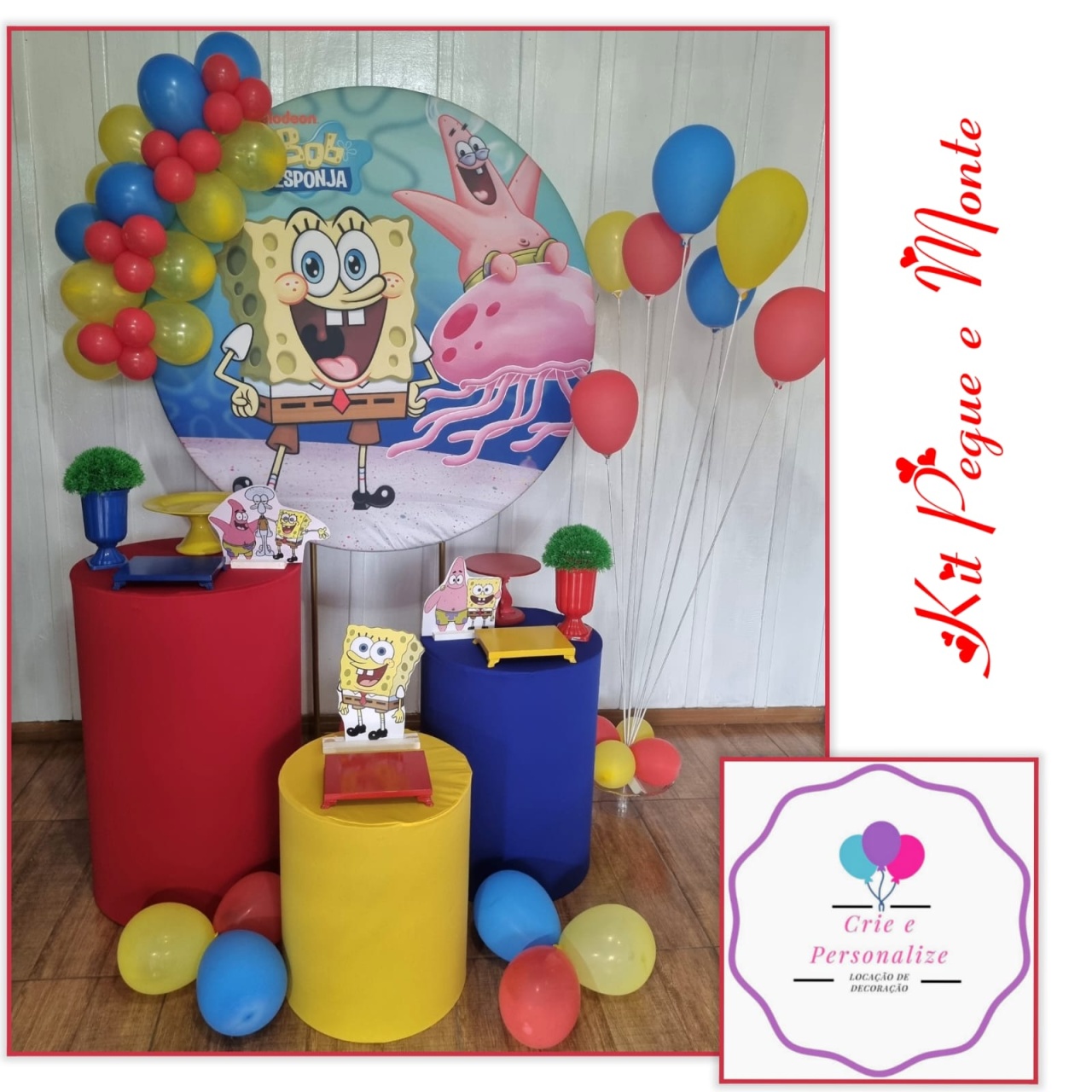 Bob Esponja - Crie e Personalize Pegue e Monte