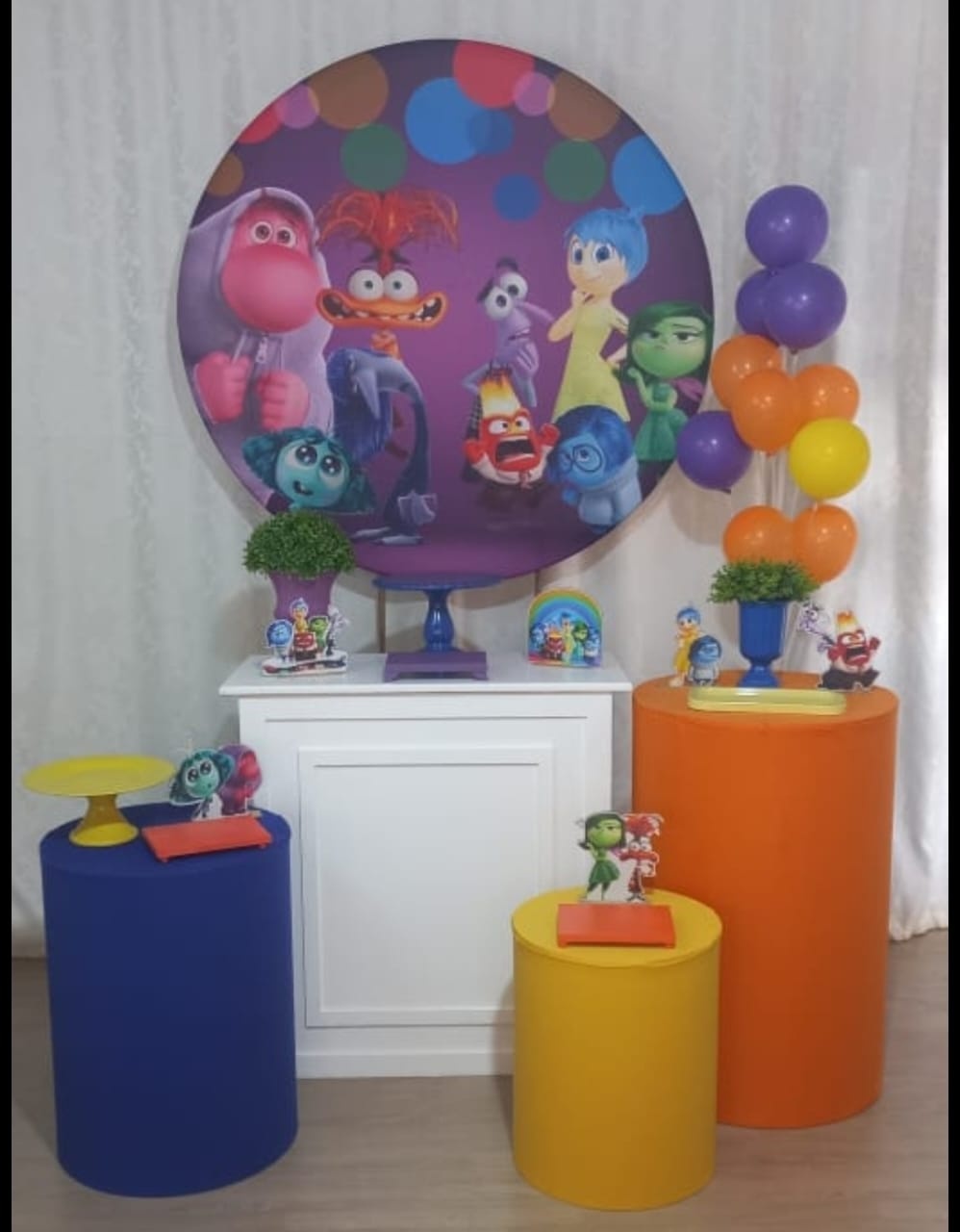 Divertidamente Quarteto de Mesas - Crie e Personalize Pegue e Monte