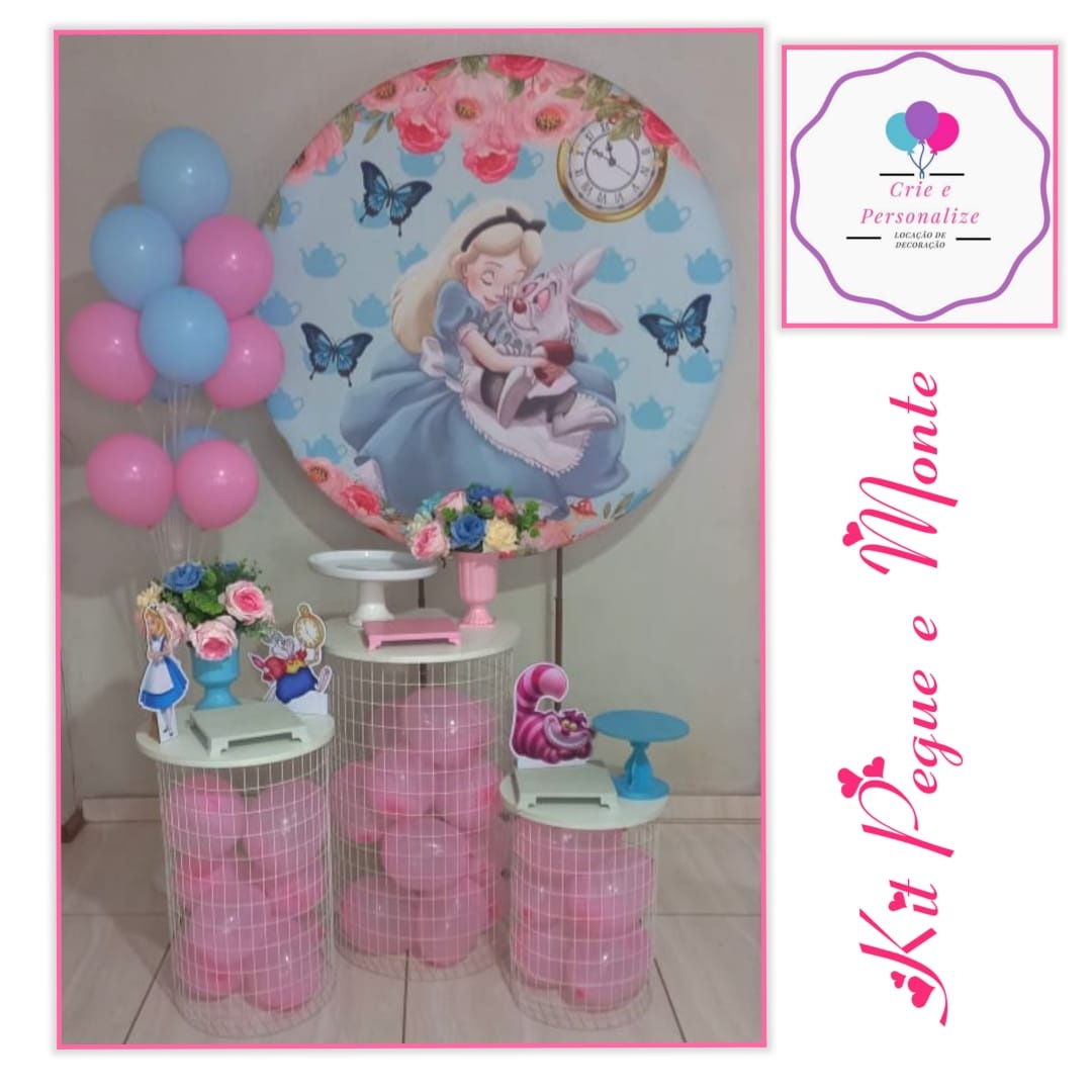 Alice No Pais das Maravilhas Basico - Crie e Personalize Pegue e Monte