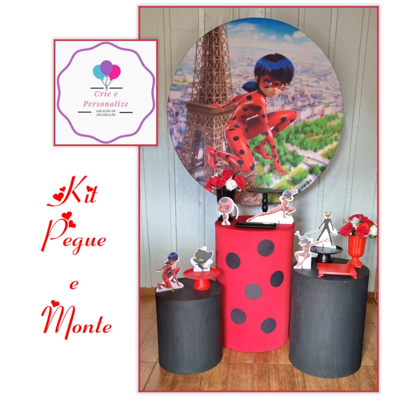 Ladybug - Crie e Personalize Pegue e Monte