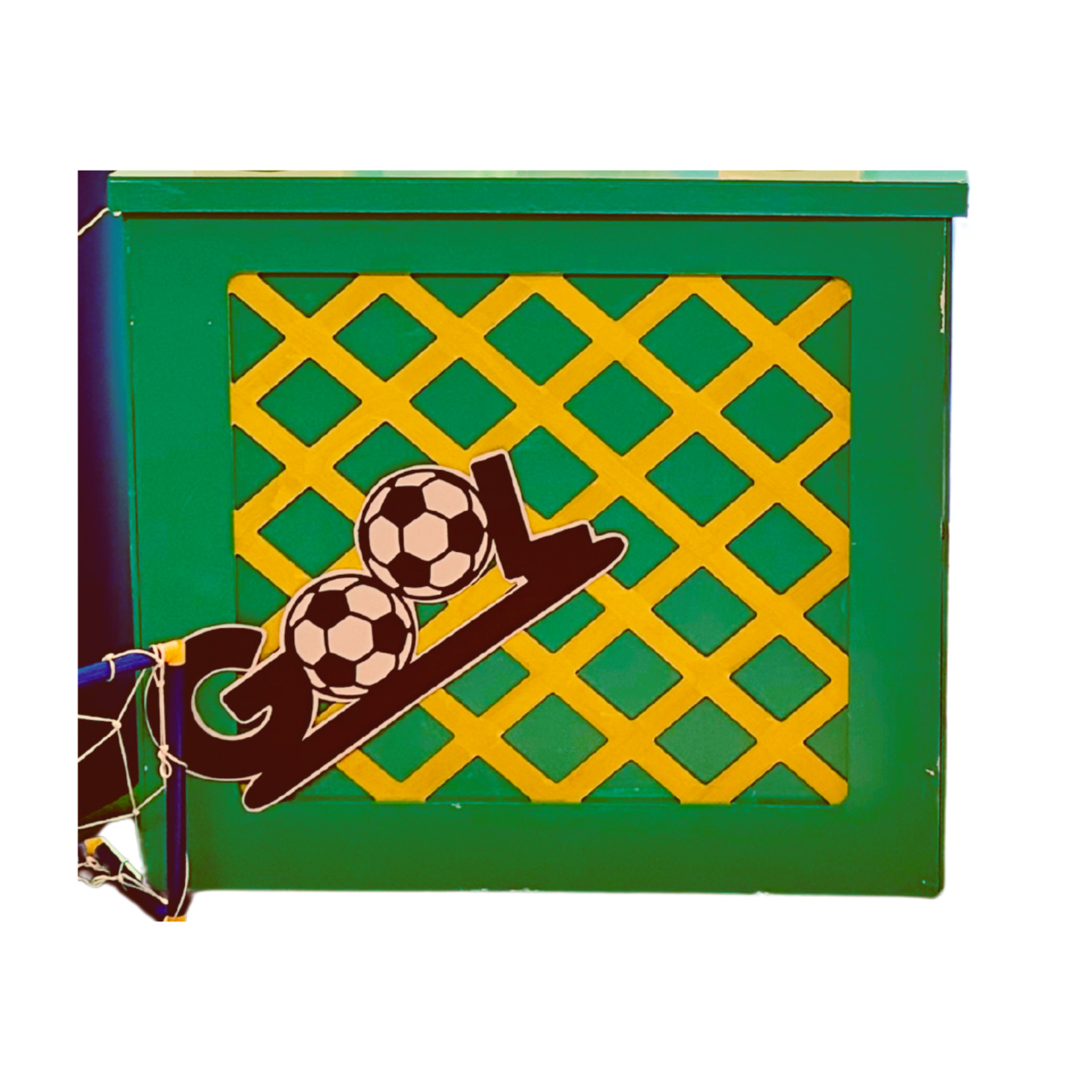 Mesa Trançada Verde E Amarela -  Jôli Fest