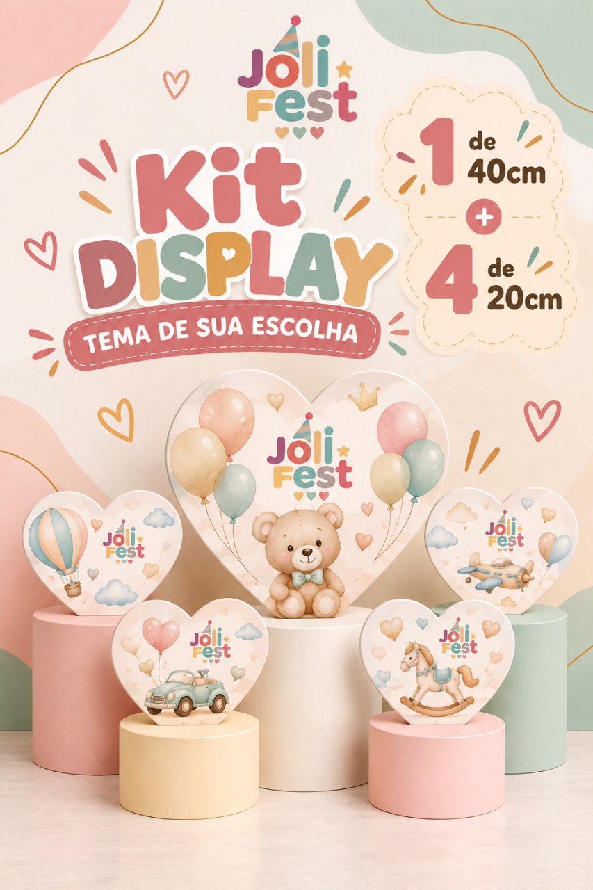 Kit Display - Tema A Sua Escolha -  Jôli Fest