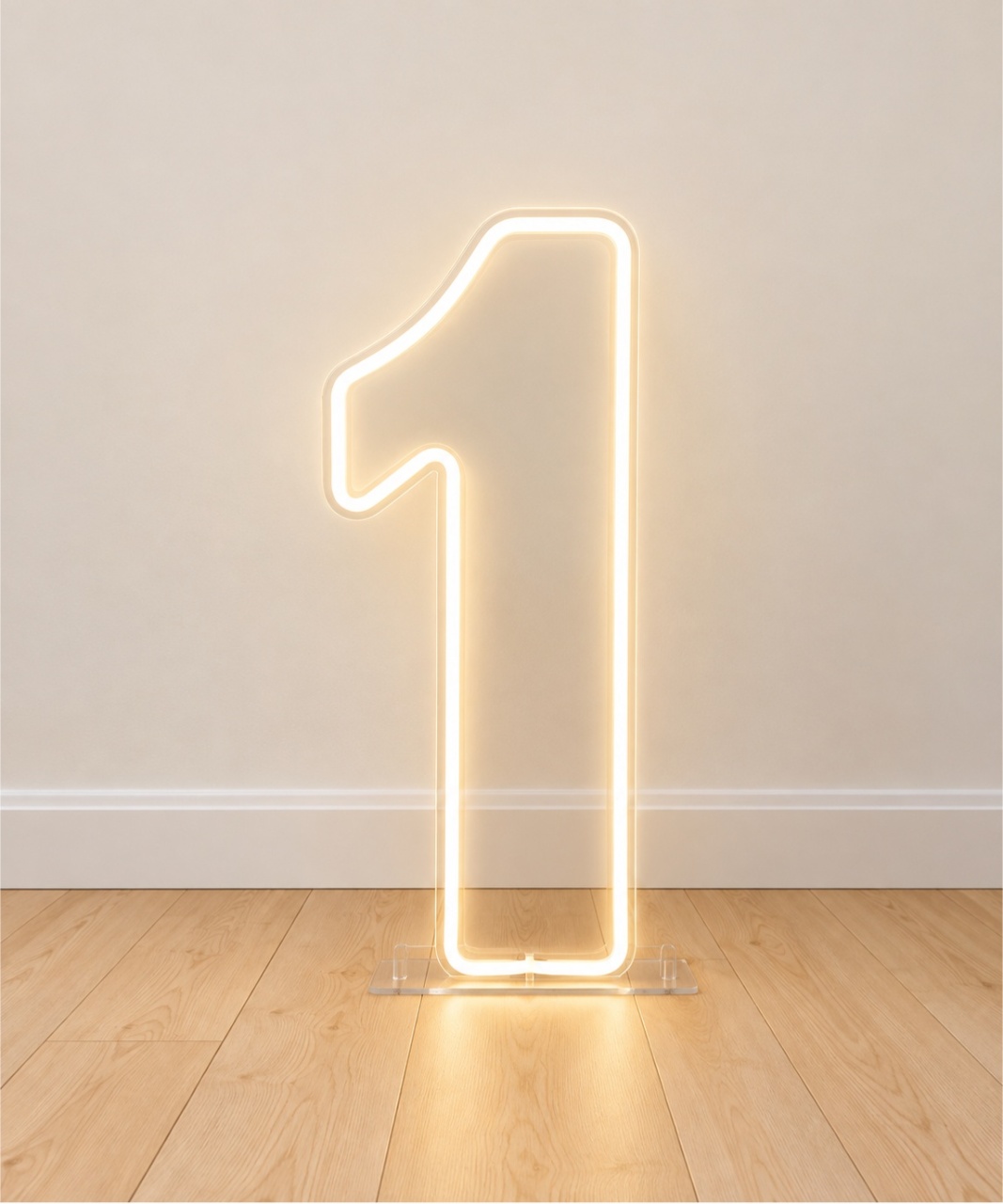 Led Luminoso - Número 1 - Risos Festas