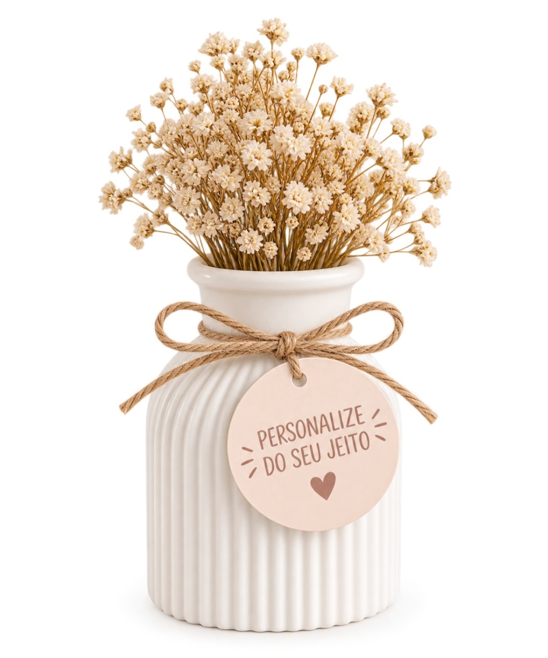 Vasinho Gesso - Kit Com 10 Unidades - Risos Festas