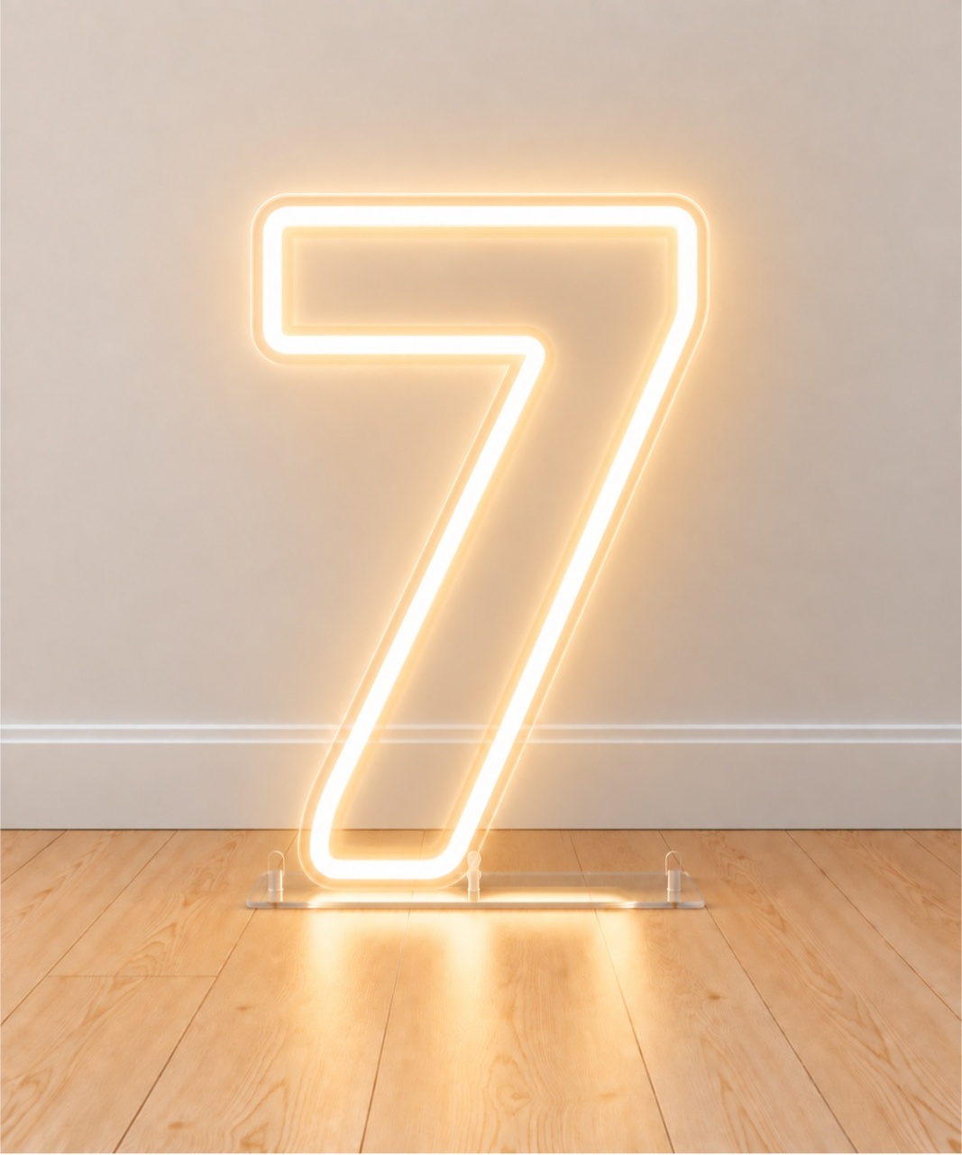 Led Luminoso - Número 7 - Risos Festas