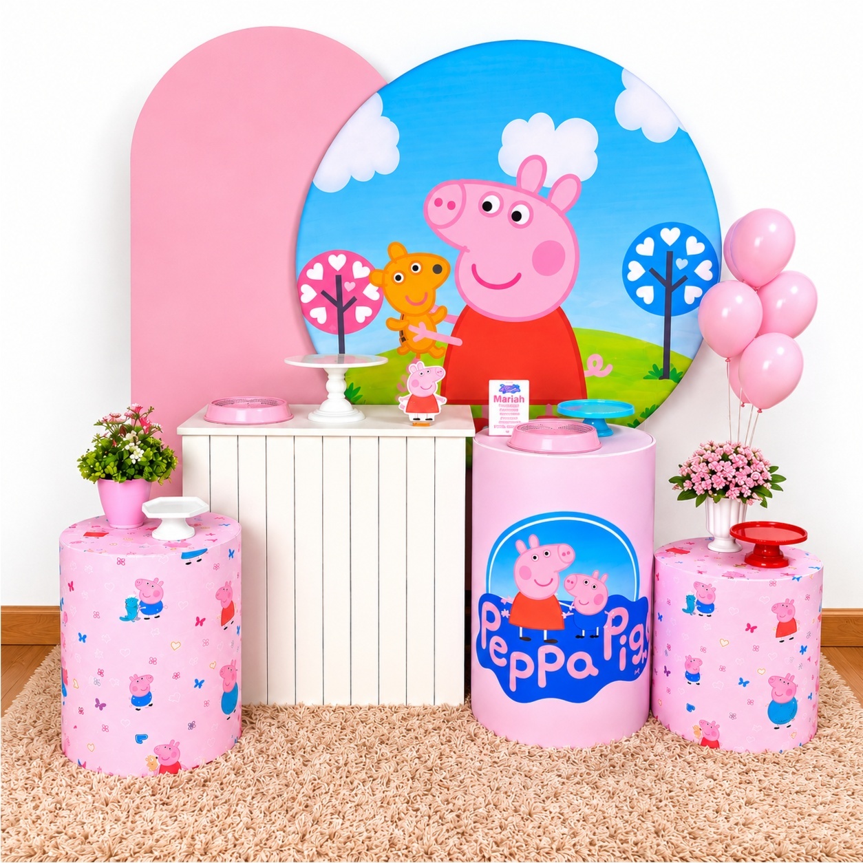 Kit Realeza - Peppa Pig - TER Festas e Sonhos Pegue e Monte 