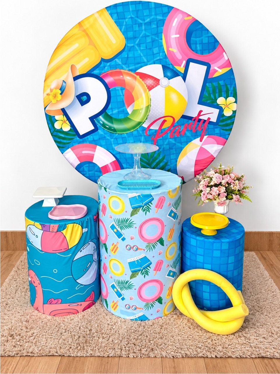 Kit Ten - Pool Party - TER Festas e Sonhos Pegue e Monte 