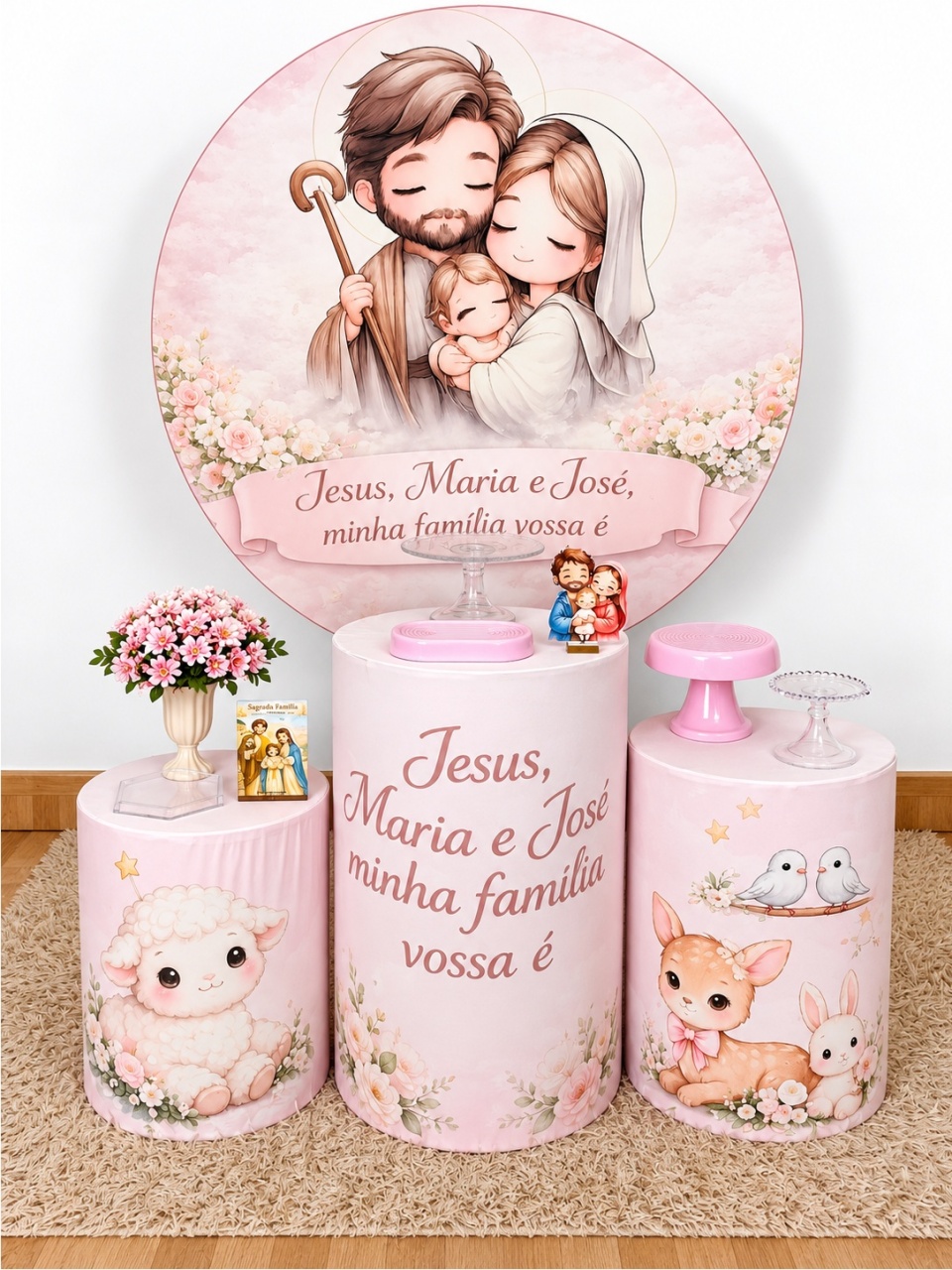 Kit Ten - Sagrada Família - TER Festas e Sonhos Pegue e Monte 