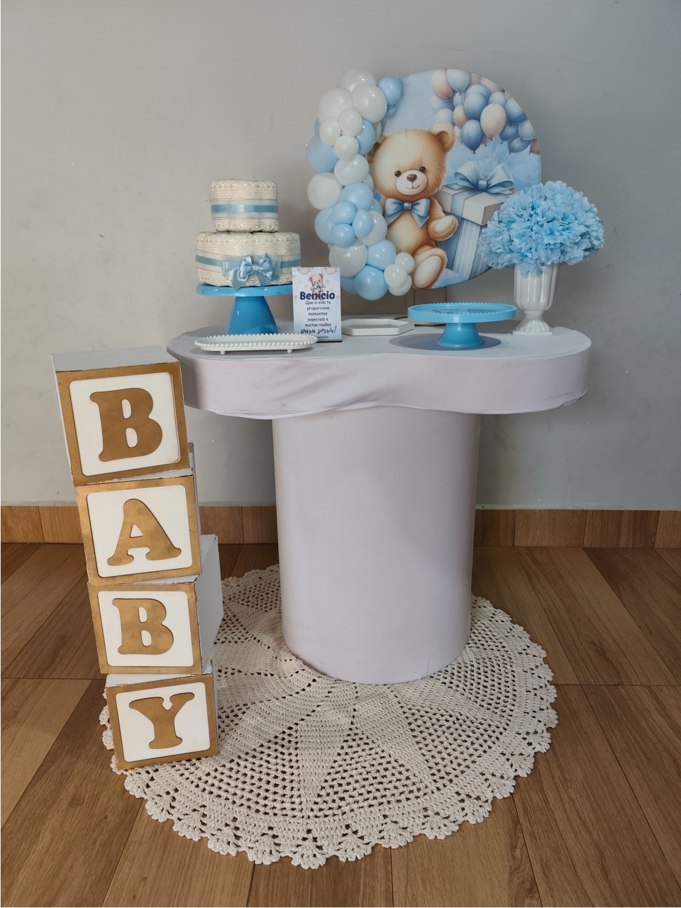 Mini Kit - Ursinho Azul - TER Festas e Sonhos Pegue e Monte 