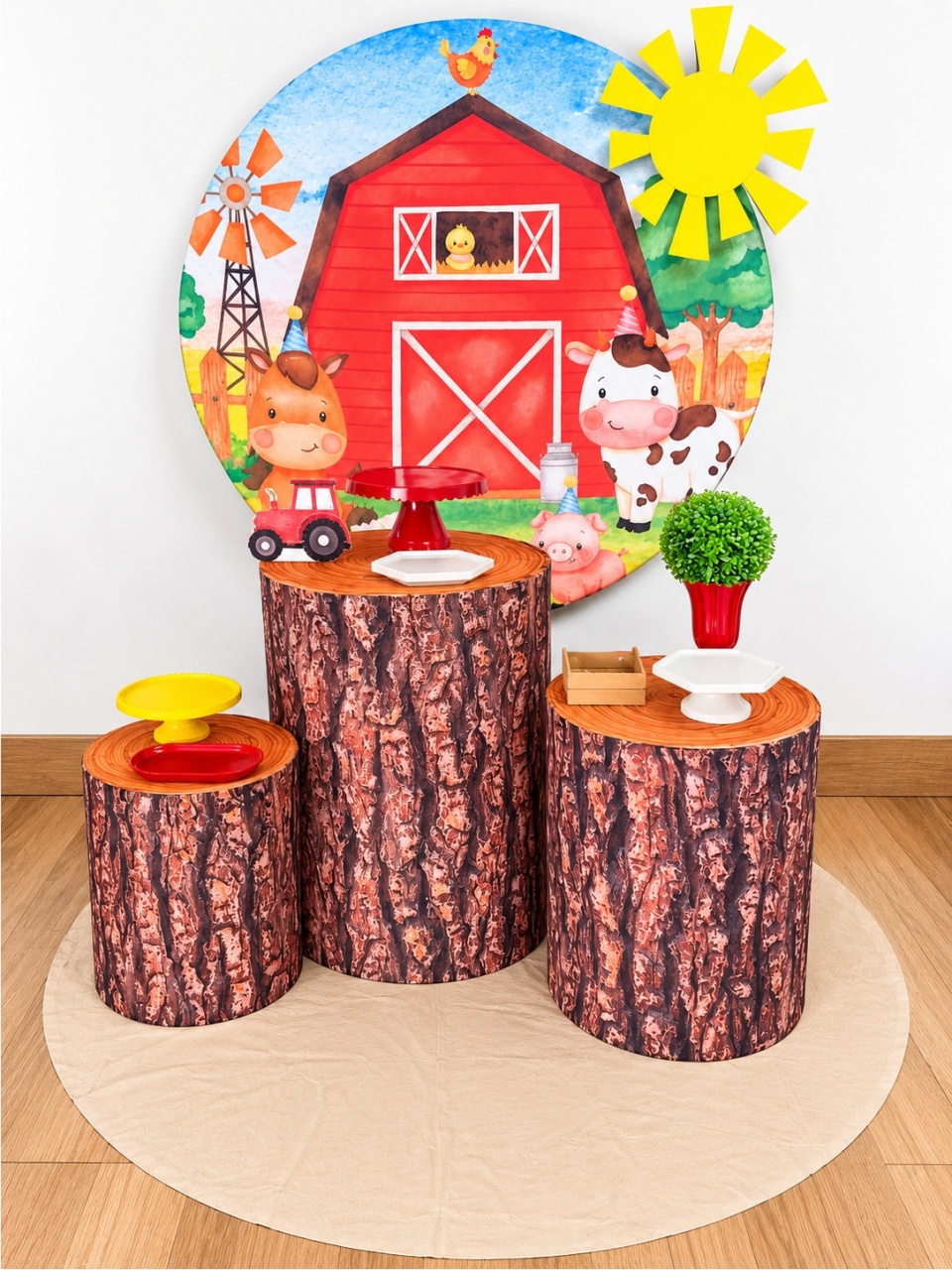 Kit Ten - Fazendinha - TER Festas e Sonhos Pegue e Monte 
