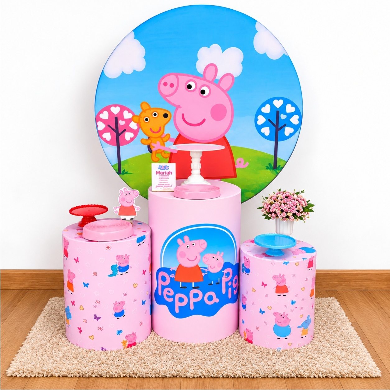 Kit Ten - Peppa Pig - TER Festas e Sonhos Pegue e Monte 