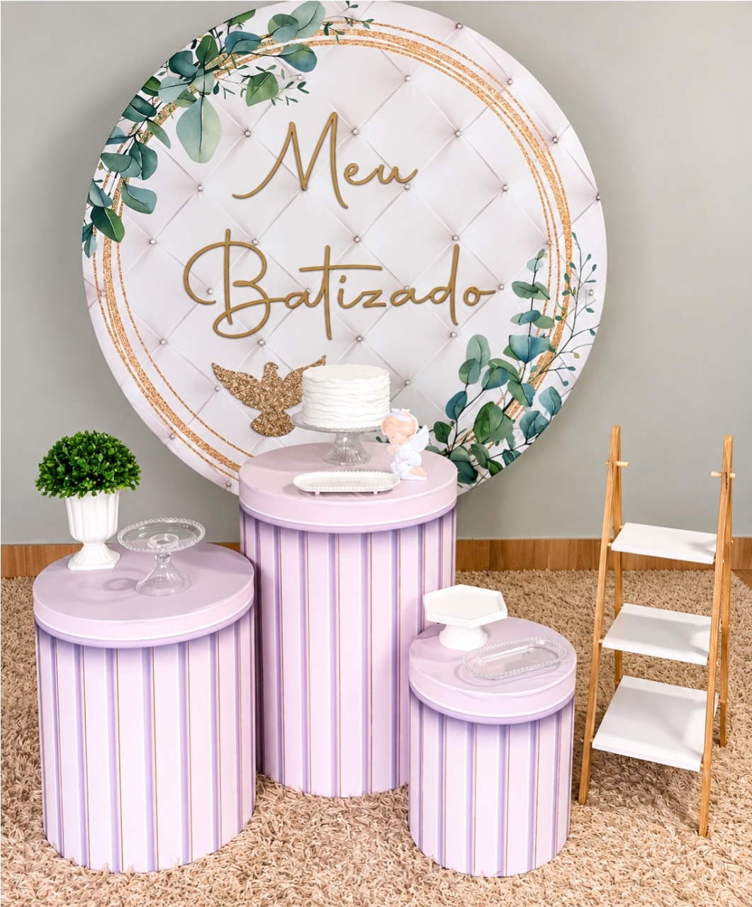 Kit Ten - Meu Batizado - TER Festas e Sonhos Pegue e Monte 