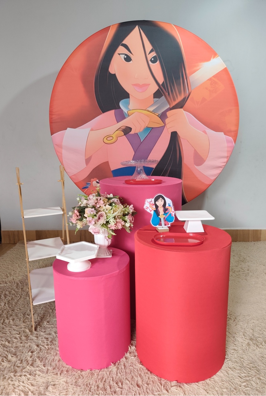 Kit Ten - Mulan - TER Festas e Sonhos Pegue e Monte 