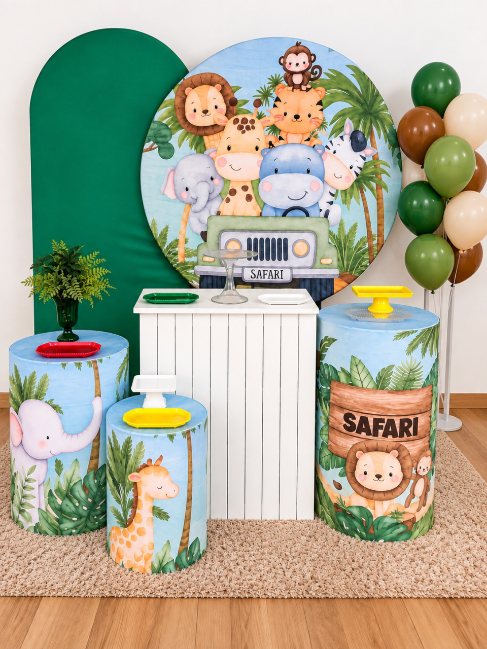 Kit Realeza - Safari - TER Festas e Sonhos Pegue e Monte 