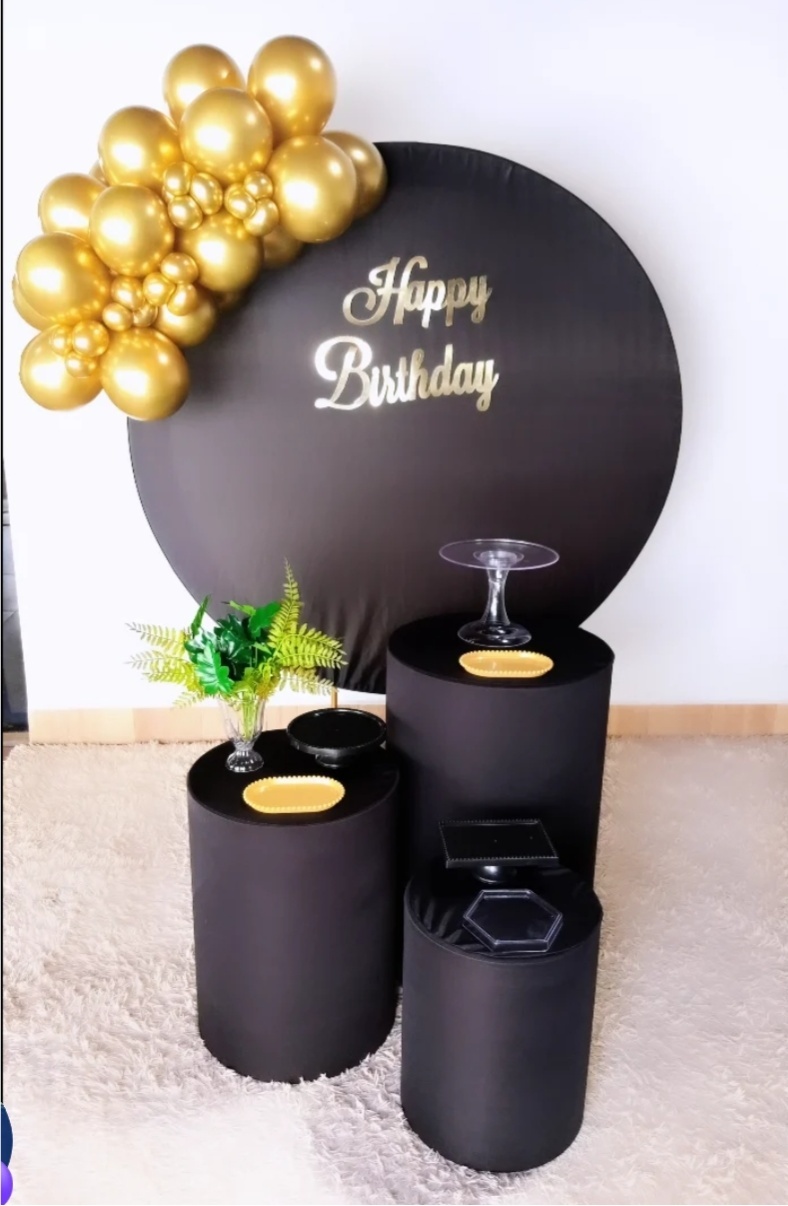 Kit Ten - Preto - TER Festas e Sonhos Pegue e Monte 