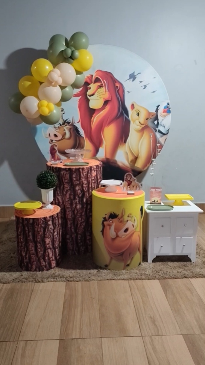 Kit Especial - Rei Leão - TER Festas e Sonhos Pegue e Monte 